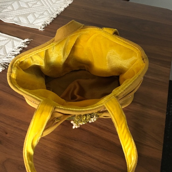 Embellish Velvet Handbag - Picture 4 of 6